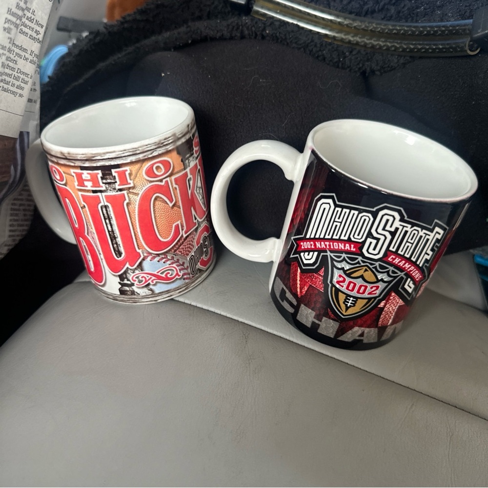 Ohio State Buckeyes Mug Set - Red and Black